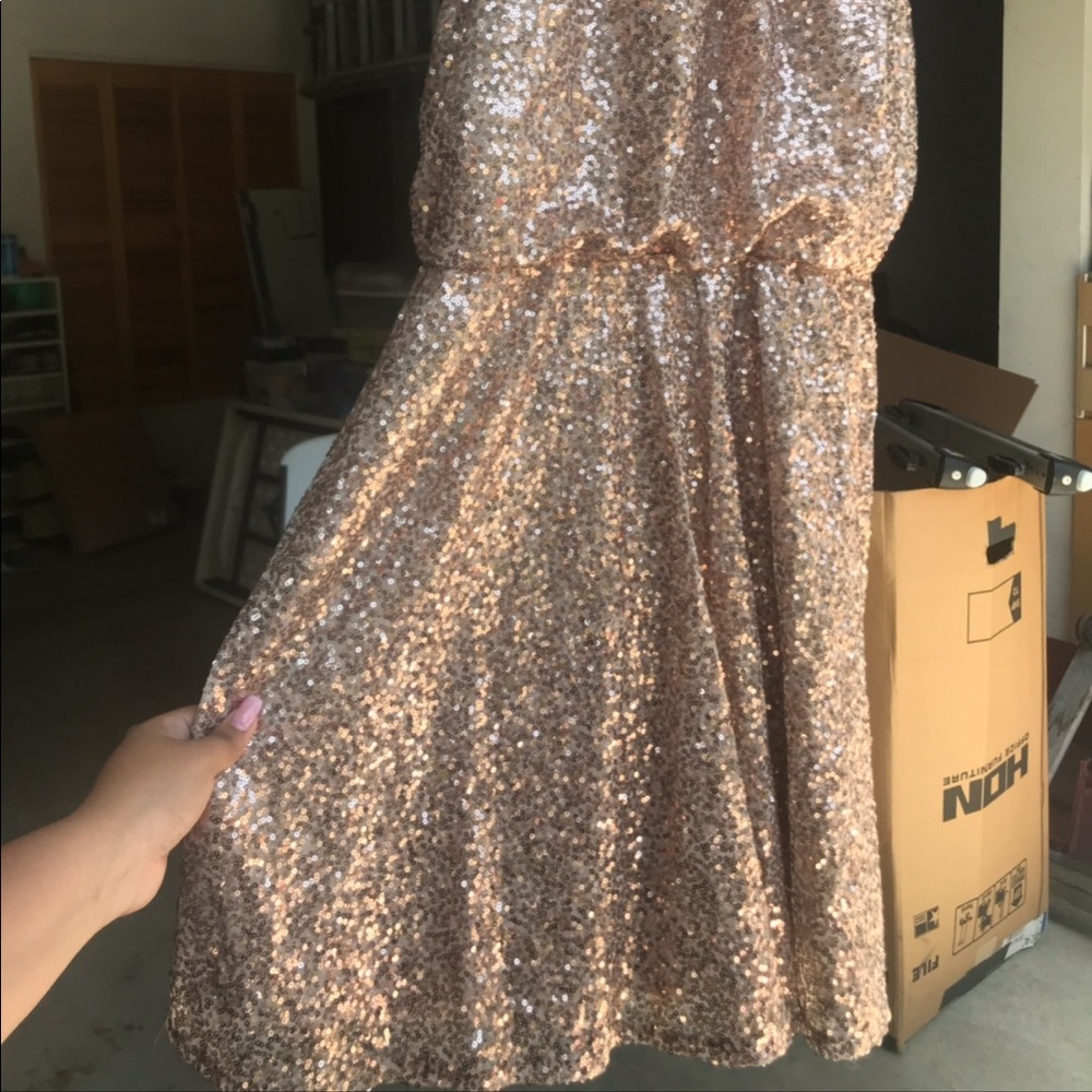 Gold Sequence dress